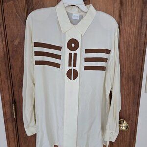 Apart Vintage Silk Retro Blouse
